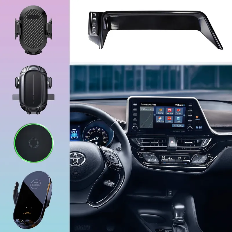 Für Toyota C HR CHR 2022 2021 2020 2019 2018 Telefon Halter Auto Magnet Drahtlose Lade Handy Unterstützung Auto zubehör
