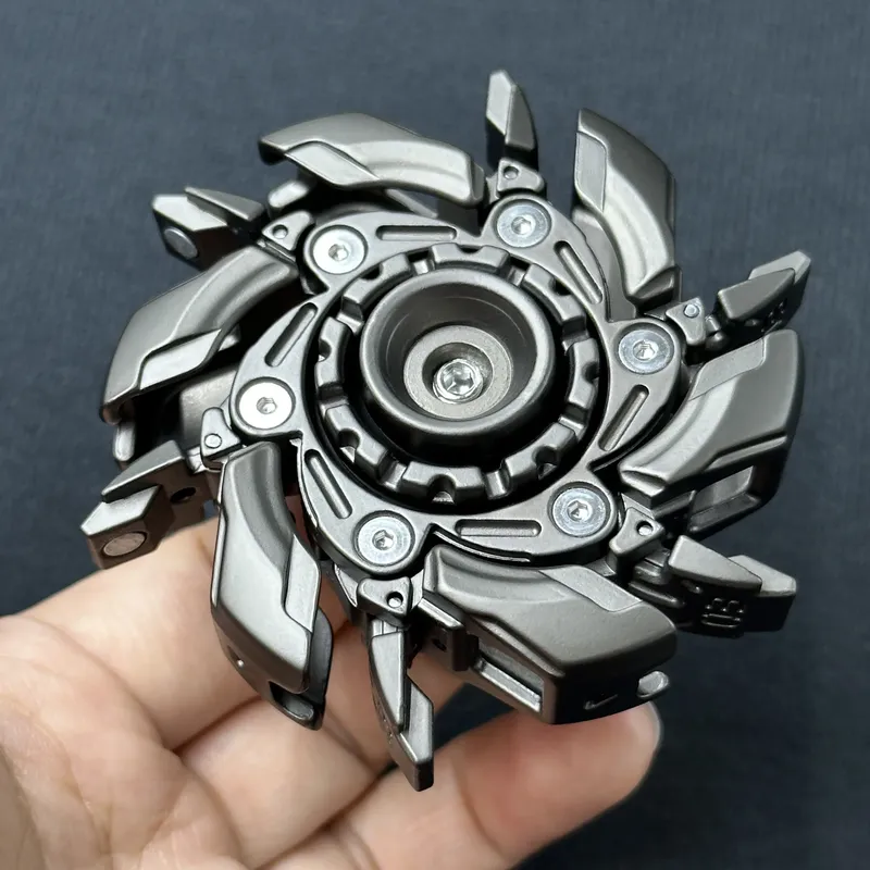 EDC Fidget Sliders Open Armor Kreisel Fidget Toys Stressabbau für Erwachsene Magnetisches Meta