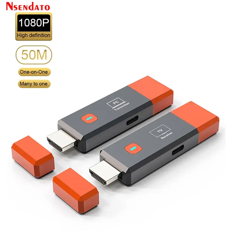 50M Wireless HDMI Video Sender Empfänger 1080P Wireless HDMI Display TV Stick Adapter für PS4 Kamera PC Zu TV Projektor