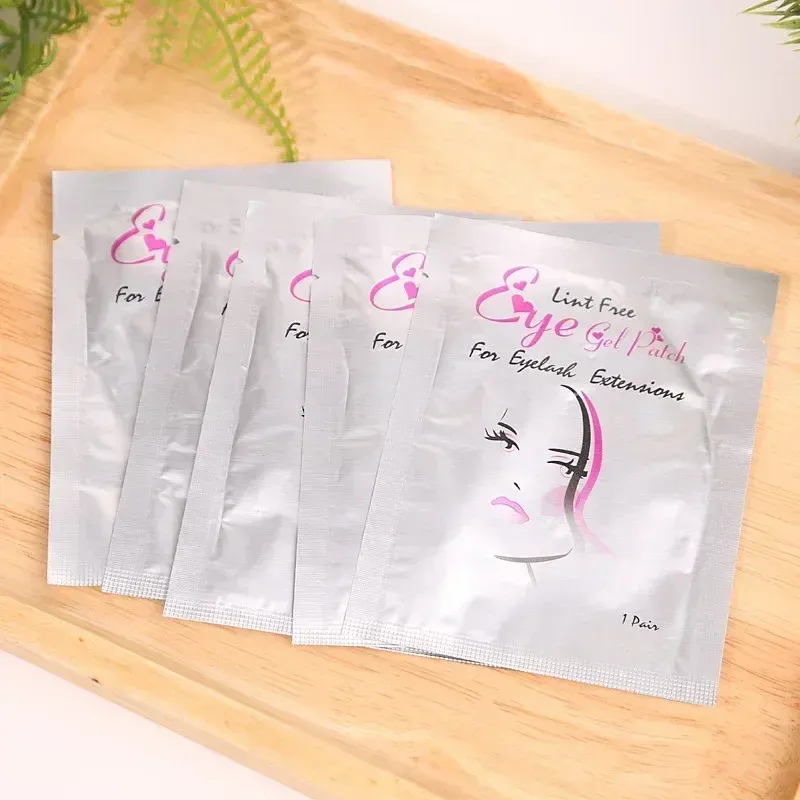 50Pairs Wimpern Pad Gel Patch Pfropfen Wimpern Unter Augenklappen Für Wimpern Verlängerung Papier Aufkleber Anwendung Make-Up-Tools