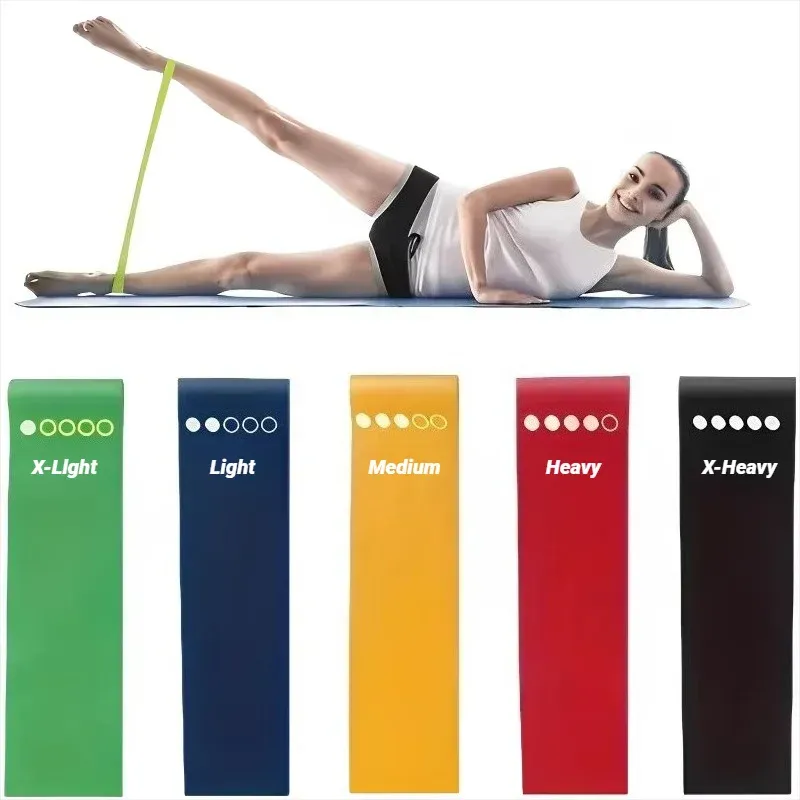 7Pcs Tpe Widerstand Bands Fitness Set Gummi Schleife Kraft Training Workout Expander Yoga Gym Ausrüstung Elastische Tragbare Pilates
