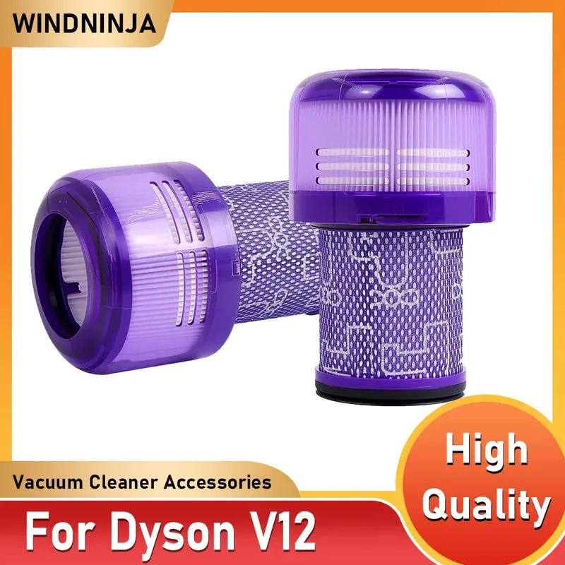 HEPA-Filter für Dyson V12 Detect Slim Akku-Staubsauger, Ersatzfilter, Zubehör, waschbares Staub-Ersatzteil