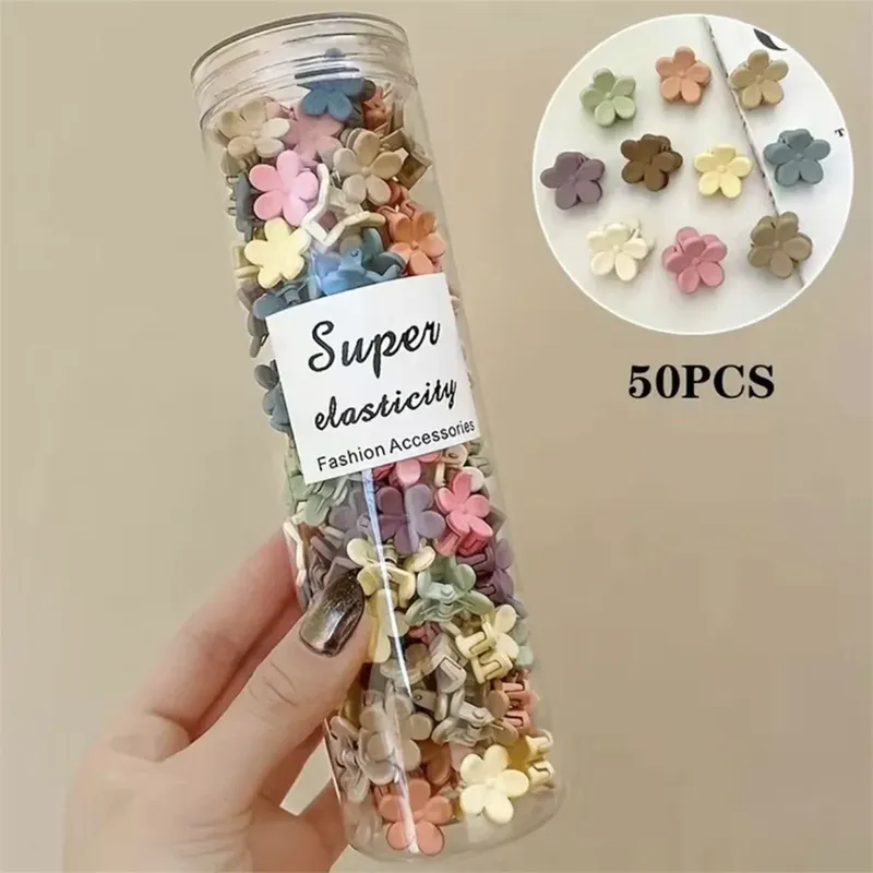50 Teile/satz Nette Haar Krallen Kleine Größe Mini Haarnadel Haar Clips Für Mädchen Koreanische Seite Clip Pony Clip Frauen Süße Haar zubehör