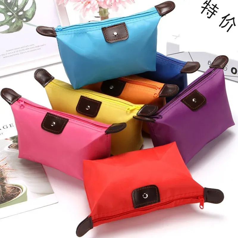 Kosmetiktasche für Frauen, bunt, wasserdicht, für Reisen, Knödel, Aufbewahrungstaschen, Mini, niedlich, für Toilettenartikel, Make-up, tragbare Tragetaschen, Geldbörsen, 2023