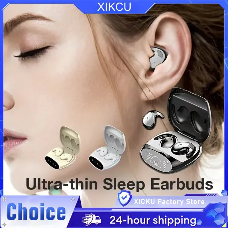 Drahtlose Sport-Bluetooth-Kopfhörer Highend Tws Dual Ear Sleep In Ear Md538 Mini Painless Call Noise Cancelling Thin Headphones
