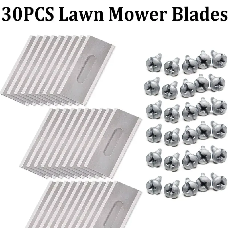 30 Stück Grass ch neider Klinge Rasenmäher Ersatz Trimmer Cutter Stück für Husqvarna Auto mower Garten Roboter Rasenmäher Werkzeuge