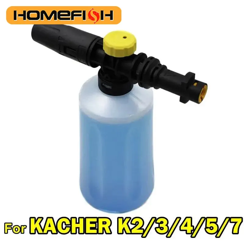 750ML Schnee Schaum Lanze Für Karcher K2 K3 K4 K5 K7 Auto Hochdruckreiniger Seife Schaum Generator Mit Einstellbare sprayer Düse