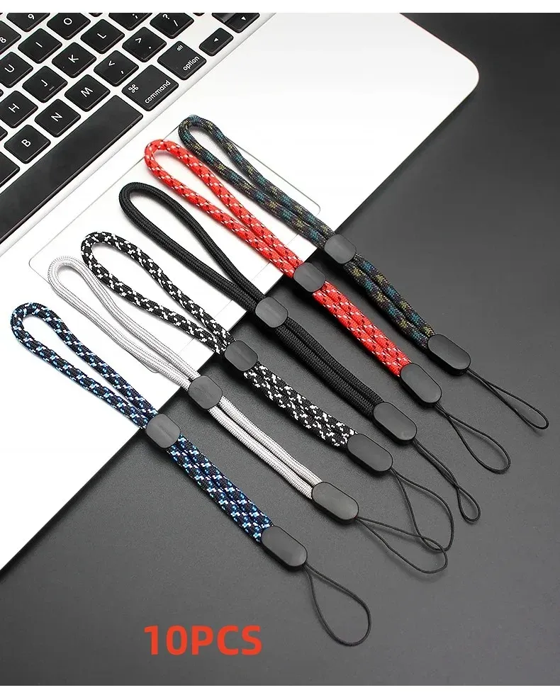 10 stücke Einstellbare Handgelenk Strap Hand Lanyard Für iPhone Samsung Telefon Zubehör micro Kamera GoPro USB Flash Drives Schlüssel ID karte