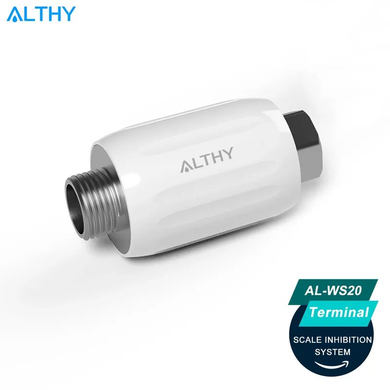 ALTHY IPSE Terminal Scale Inhibition Water Softener System Entkalker Anti Kalk & Hartes Wasser für Warmwasserbereiter-Duschfilter