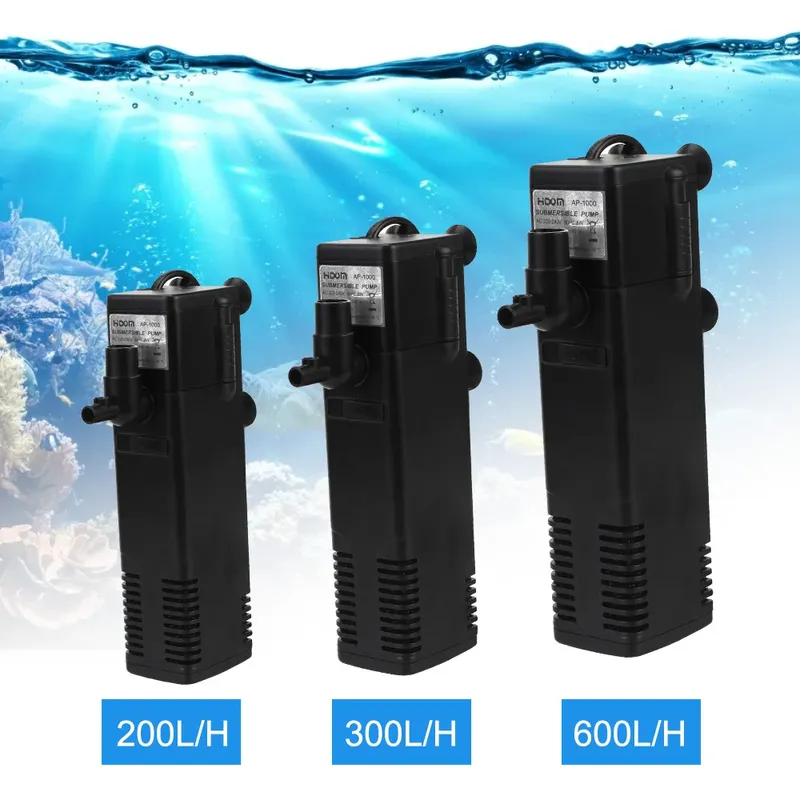 Low Level Wasser Tauch Wasser Filter Pumpe Aquarium Aquarium Sauerstoff Zunehmende Pumpe Schildkröte Tank Filter EU Stecker