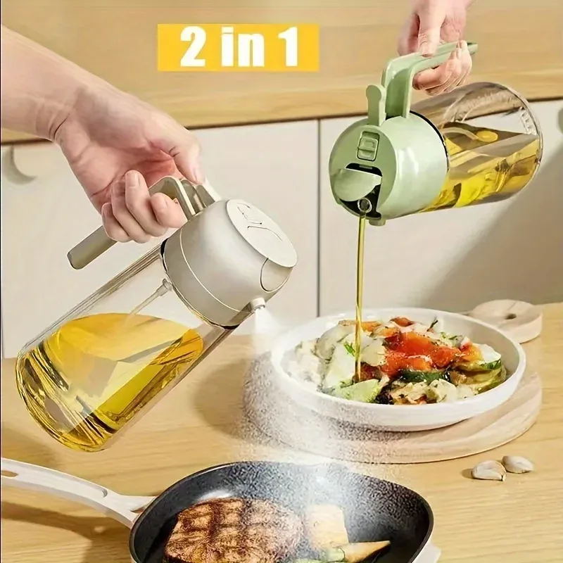 200/300 ml Öl Spray Flasche Camping BBQ Kochen Küche Backen Olivenöl Sojasauce Spender Essig Luft Friteuse Sprayer Gadgets