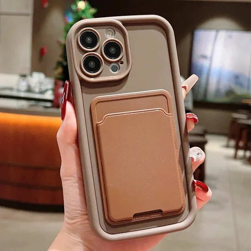 Kartensteckplatz-Taschenhalter-Hülle für Xiaomi Redmi Note 12 11 10 12S 11S 10S Pro 12C 13C 4G Abdeckung für Redmi Note 13 Pro Plus 5G Hüllen