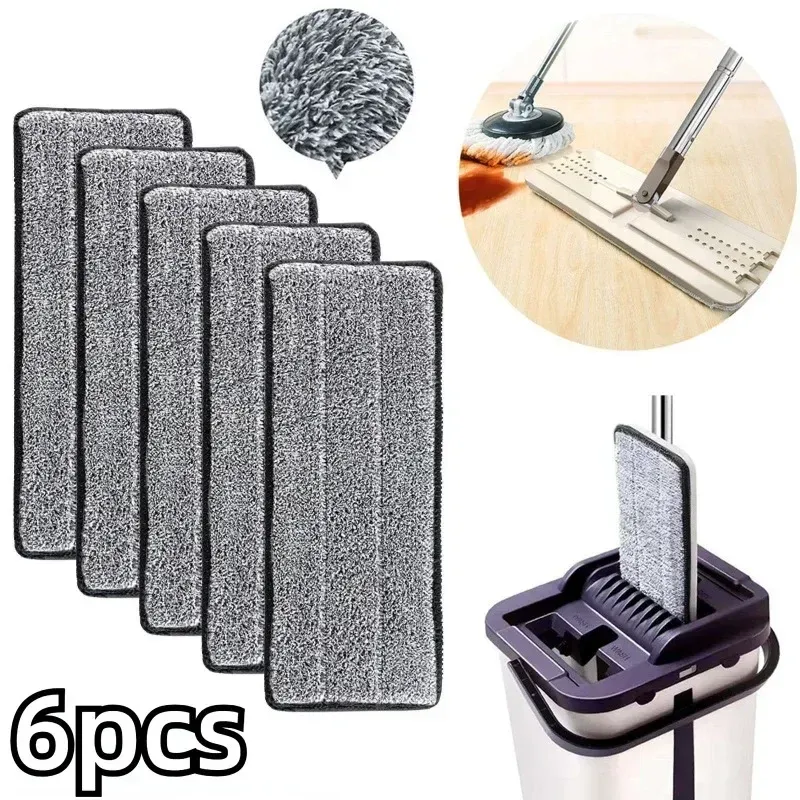 Mikro faser Mop Pad Ersatz Haushalt wasch bar Spray Mop Tuch Haushalt tragbare Mop Kopf Reinigung Tuch Pad für die Küche - 2.31 EUR