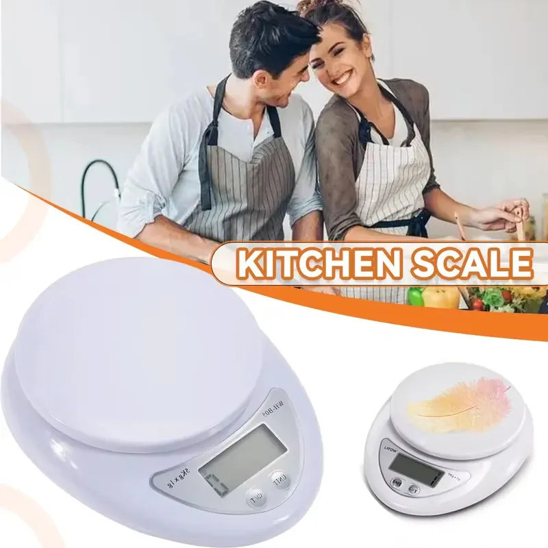5KG/1G Mini Tragbare Elektronische Digitale Küchenwaage LCD Display Messen Lebensmittel Schmuck Digitale Waage Küche Zubehör werkzeuge