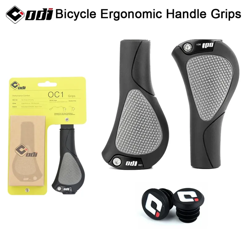 ODI OC1 Fahrradgriffe 22,2 mm großes Pad Fahrradlenkerabdeckung MTB Anti-Rutsch-Griffe Ergonomisches Radfahren Gummiballgriff Zubehör
