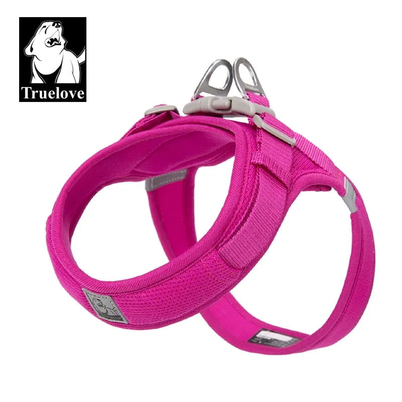 Truelove Einfach zu transportierendes Hundegeschirr, weiches Material, modisches Design, verstellbar, reflektierend, Haustiergeschirr TLH3013 TLH30131