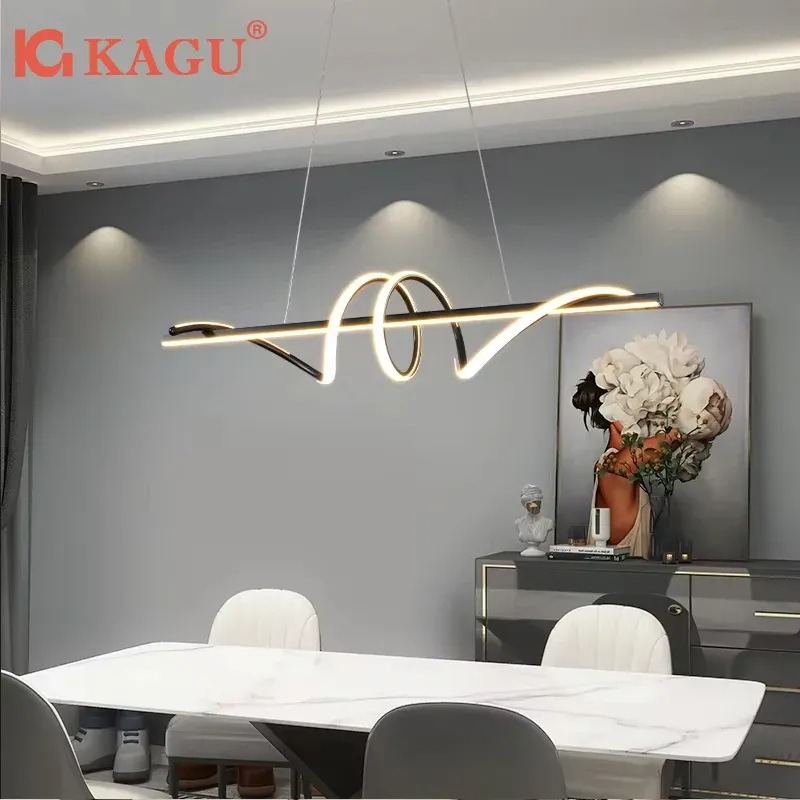 Moderne Led Wohnzimmer Pendelleuchten Hängelampe für Esstisch Küche Garderobe Büro Home Decor Möbel Minimalistisch