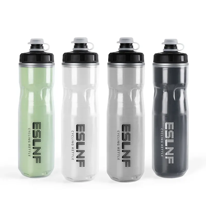 ESLNF Fahrradkessel 720 ml Mountain Road Bike Outdoor Radfahren Wasserkocher PP5 Squeeze Isolierte Wasserbecher Fahrrad Wasserflasche