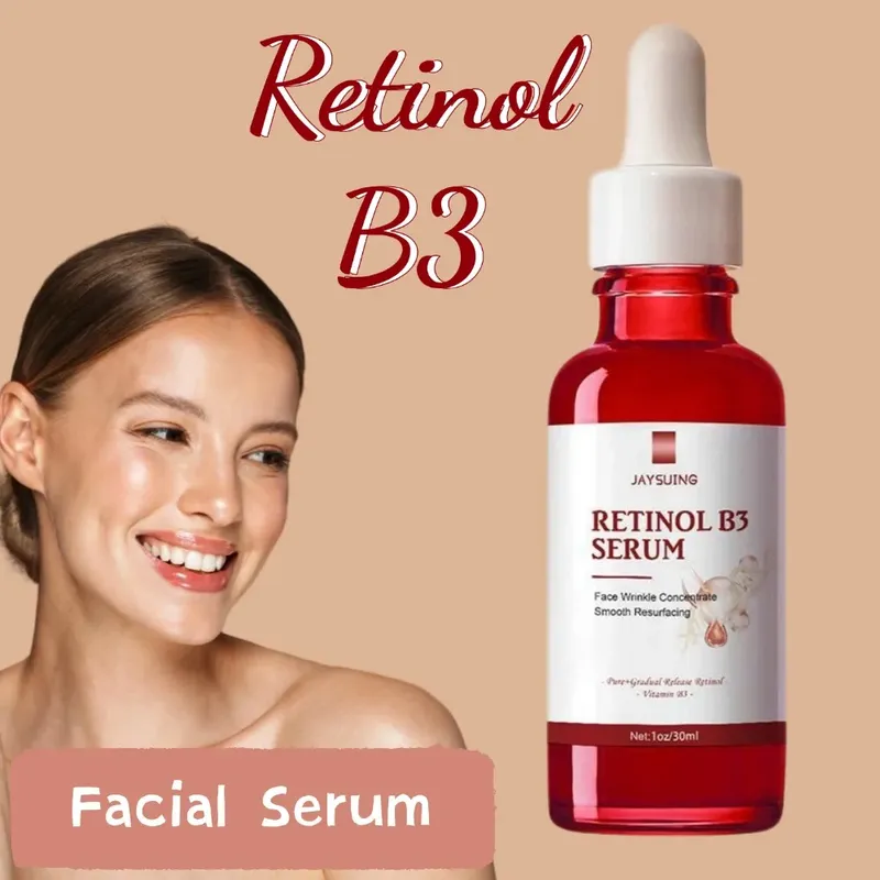 Retinol B3 Faltenentferner Gesichtsserum, sofortiges straffendes Lifting, Anti-Aging-Flüssigkeit, verblasst feine Linien, aufhellendes Hautpflegeprodukt