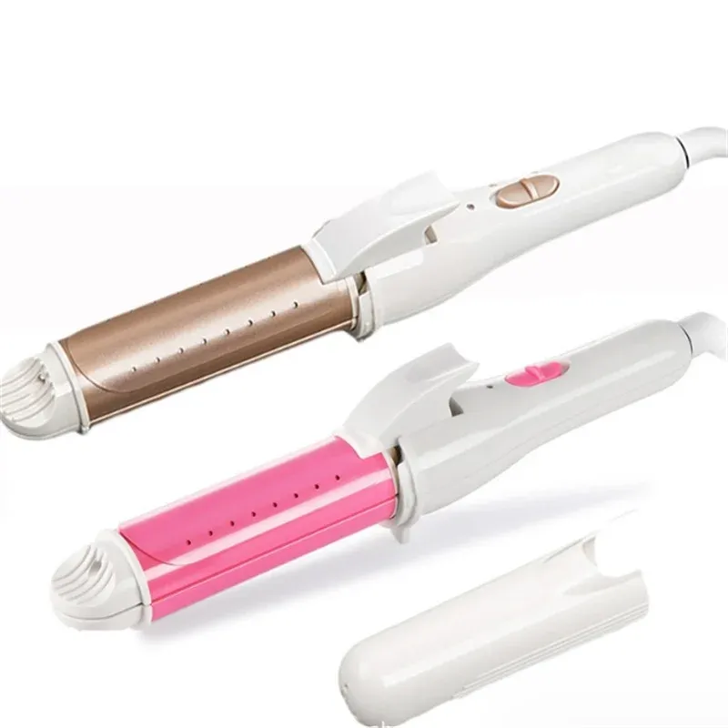 3-in-1 Gold Keramik Haar Lockenstab Haar Curler Professionelle Haar Styling Werkzeuge Haarglätter Beheizte Roller Multifunktions