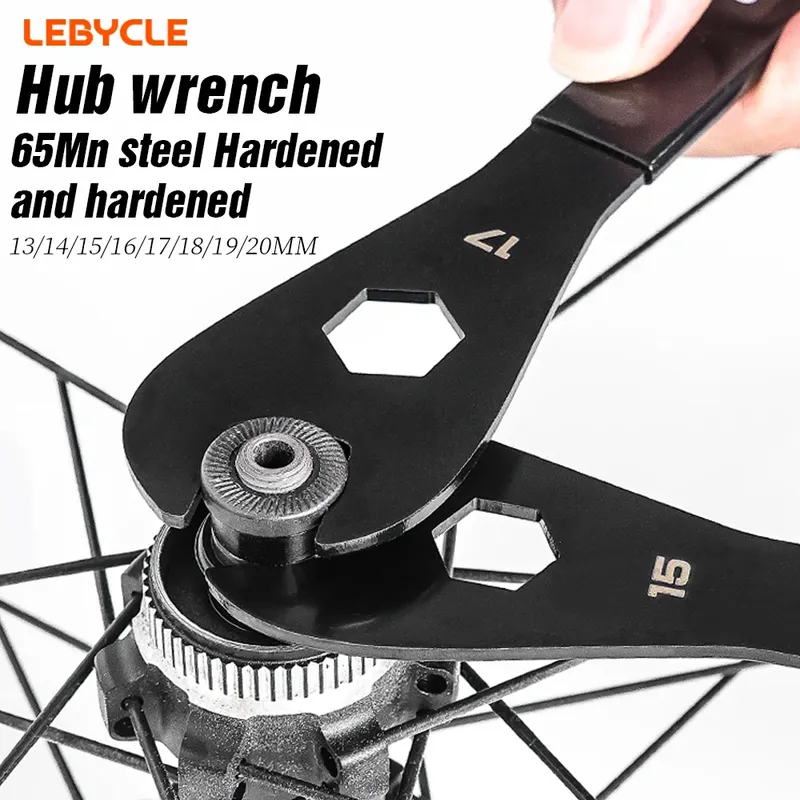 LEBYCLE MTB Fahrrad Nabe Kegelschlüssel 13 14 15 16 17 18 19 20 mm Offener Nabenschlüssel Rennrad Radpedal Reparaturwerkzeug