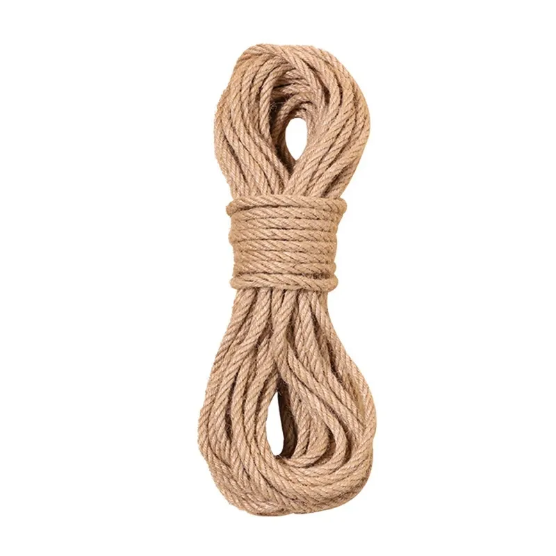 20/50M 4/6/8MM Natürliche Sisal Seil Katze Scratcher Seil Baum Kratzen DIY Spielzeug pfote Klaue Möbel Schutz Kratzbaum
