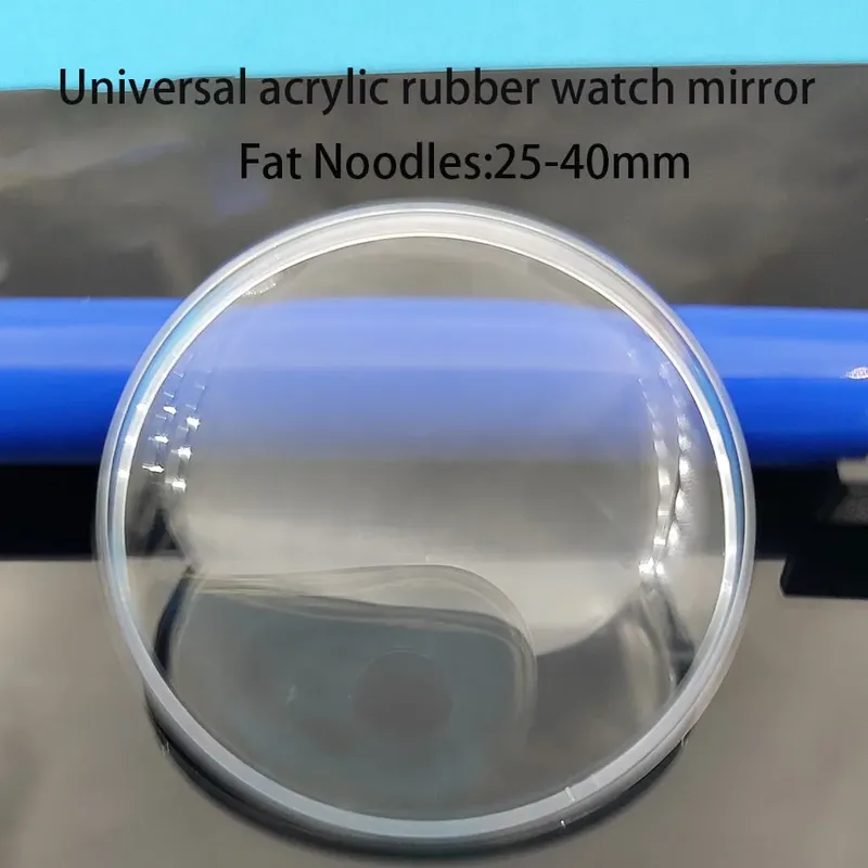 Uhrenzubehör Acryl-Uhrenspiegel, 25 ~ 38,5 mm Acryl-Topfdeckel, hochwertige Uhrenmaske, transparente Oberfläche, fetter Gesichtsspiegel - 3.4 EUR