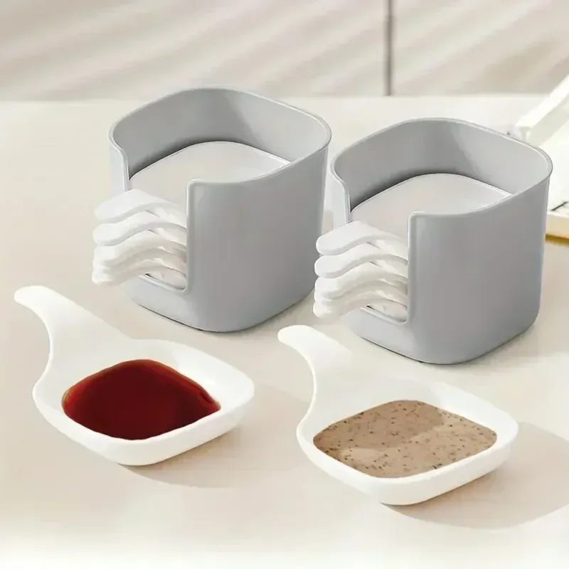 7 teile/satz Sauce Dish Lebensmittel Sauce Dish Dipping Dish SetSnack Gewürz Gericht Lebensmittel Container Tomaten Sauce Platten Küche Liefert