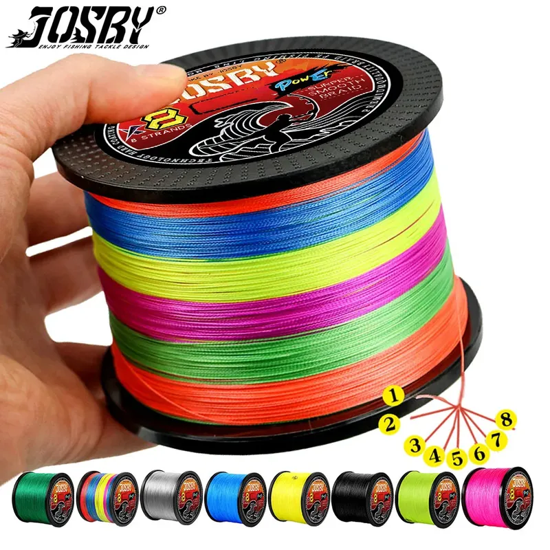Geflochtene Angelschnur, 8 Stränge, 100 m, 300 m, 500 m, 1000 m, Spinning, PE, Multifilamento, Japa, Karpfen, Fliegen, Meer, Salzwasser, Webart, Extreme Pesca