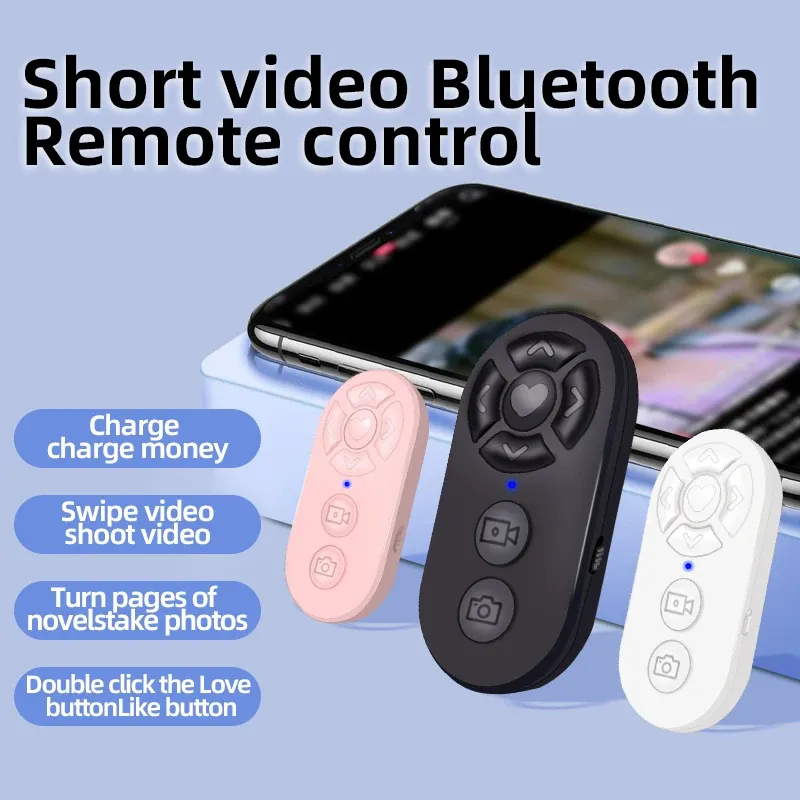 7 Tasten Mobiltelefon Selfie Photo Shutter Bluetooth-kompatible Universal fernbedienung für Androide/Iphon-Kameras teuerung