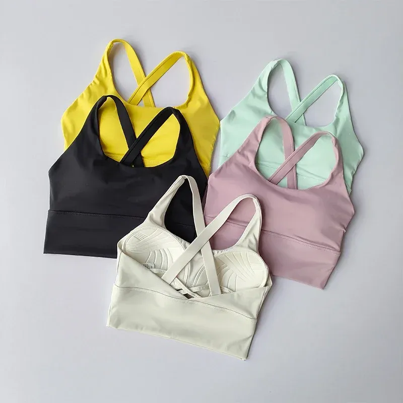 All-in-One-Sport-BH-Kollektion, Brust, hochintensiver, professioneller, stoßfester Huddle-Lauf-BH, Yoga-Fitness-BH, Sommerstoff