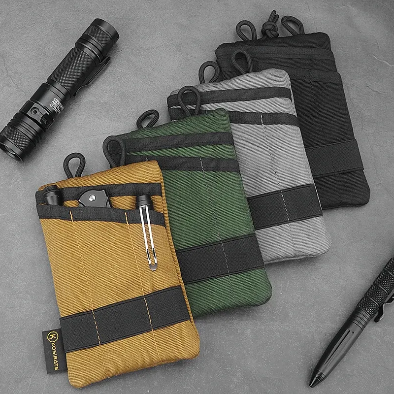 Kosibate Taktische EDC Molle Tasche Mini Brieftasche Karte Schlüssel Gürtel Hüfttasche Camping Wandern Jagd Outdoor Geldbörse