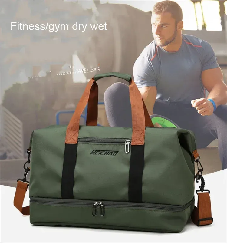 Reise-Sporttasche, kurzstreckenes Gepäck, tragbare Fitness-Taschen, Schulter-Crossbody-Brusttasche, Handtaschen, Reisetasche, Handgepäck, Weekender-Tasche