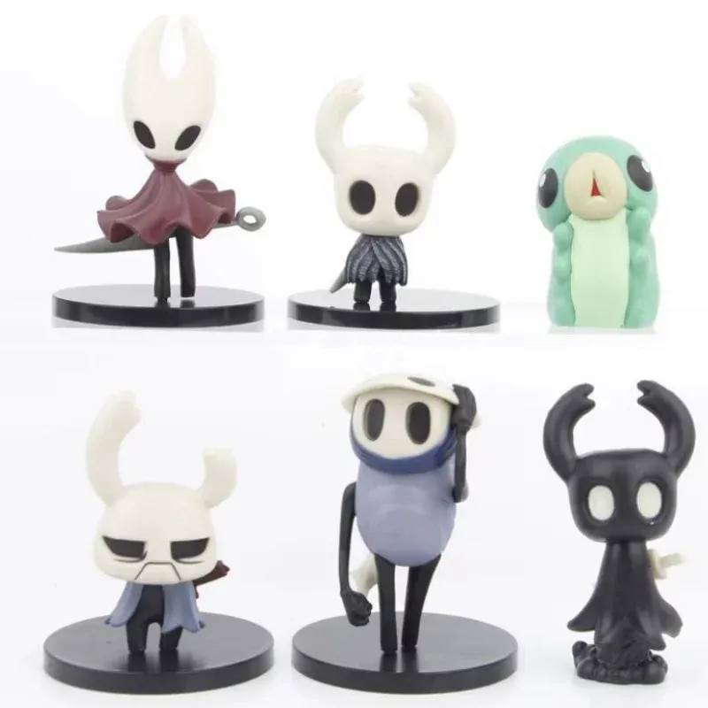 6 teile/satz Hohl Ritter Spielzeug Anime Spiel Figur Die Ritter Action Figure Hornet/Quirrel Figur Sammeln Modell Puppe Kinder geschenk