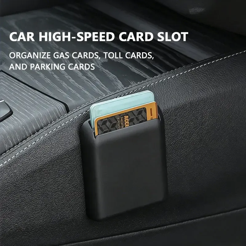 Multifunktionaler Auto-Organizer für Sitzlücken, Karten- und Ticketaufbewahrungsbox, Halterung, universelles Autozubehör für den Innenraum, 6,8 x 8,5 cm