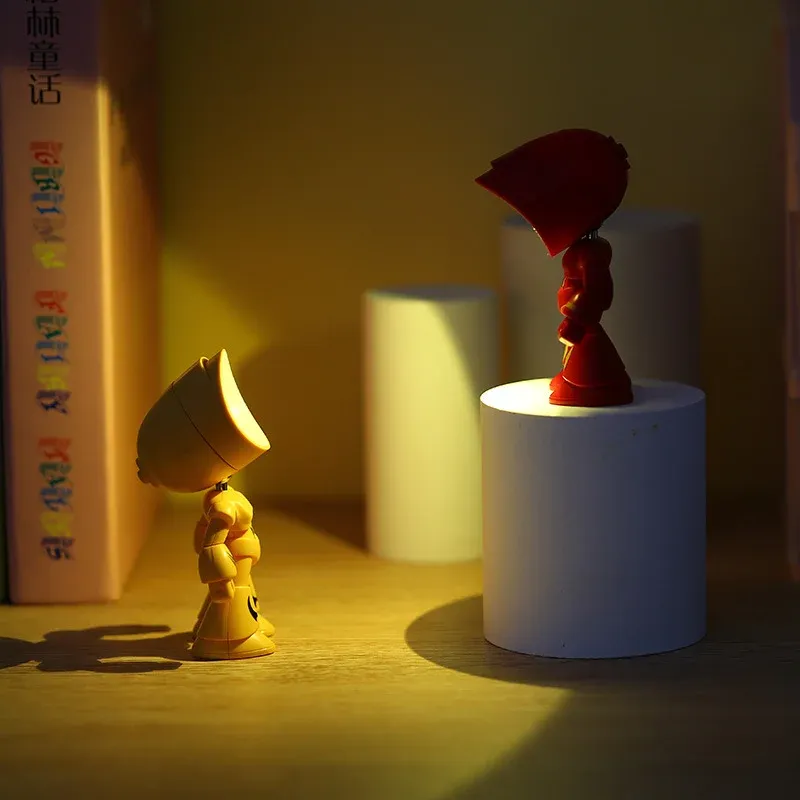 Neues kreatives kleines Geschenk Nachtlicht Cartoon kleiner Mann Desktop Ornament Mini Schreibtischlampe Junge Spielzeug Kinder Geburtstagsgeschenk