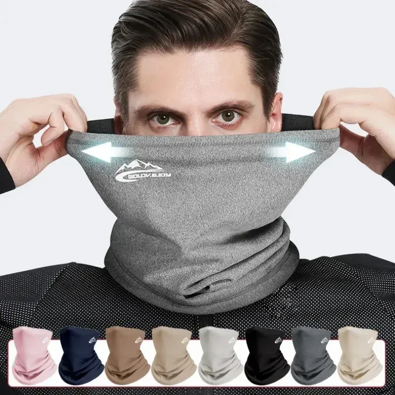 Neue Winter-Sportmaske für Laufen und Skifahren, Samt-Thermo-Nackenwärmer für Ski, Wandern, Radfahren, Reiten, Snowboard, Schal für Männer und Frauen