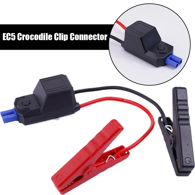 12V Starthilfe Krokodil klemme für PKW Not batterie Sprung kabel klemmen mit ec5 Stecker Stecker Auto Zubehör