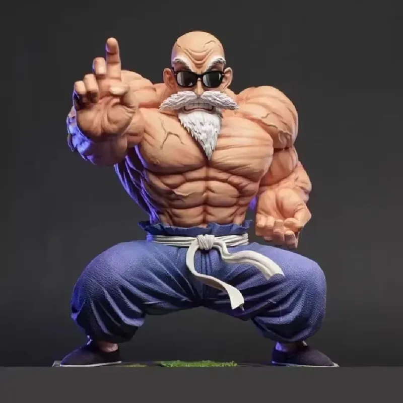 Neue Anime Dragon Ball Figur Master Roshi Action Figur Muskel Stärkung Form Spielzeug Geschenke PVC Modell Sammeln Ornament