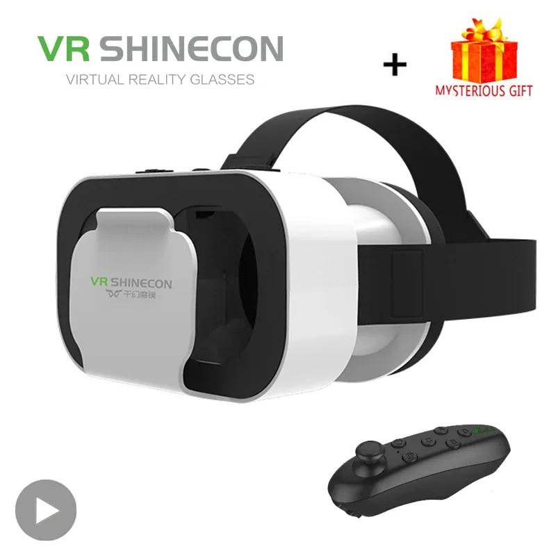 Shinecon Viar Virtual Reality VR Brille Headset 3D Gerät Helm Brille Linsen Für Smartphone Smartphone Spiel Zelle Mobile Set