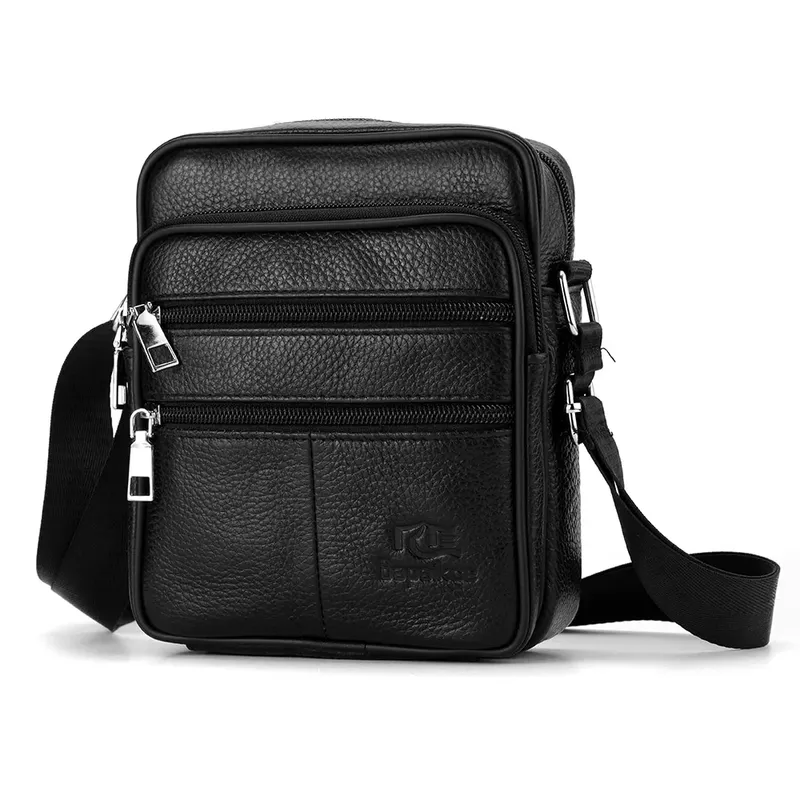 Herren Umhängetasche Business Casual Vintage Messenger Bag Hochwertiges Leder Herren Reise Umhängetasche