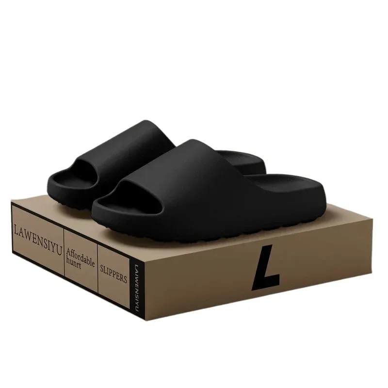 2025, neue Kokosnuss-Hausschuhe, fühlen sich wie auf Scheiße treten, Sandalen mit dicken Sohlen, Sommer, neue rutschfeste Sandalen für Männer und Frauen