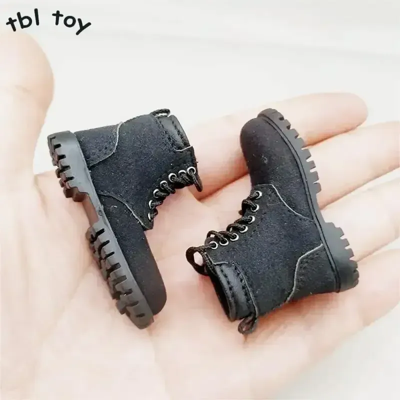 Schwarze hohle Schuhe im Maßstab 1/6, Modell, Kampf-Freizeit stiefel für 12-Zoll-Actionfigur-Spielzeug für männliche Soldaten