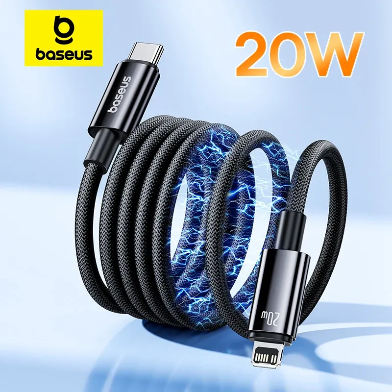 Baseus magnetisches usb c kabel für iphone 14 13 pro max 20w schnell aufladen usb c kabel für iphone 12 mini pro max datentyp c kabel