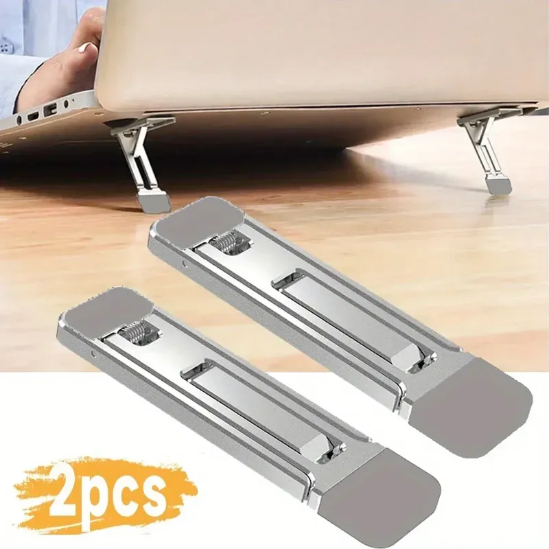 Upgrade {3-Gang verstellbar} Laptopst änder & Telefonst änder Aluminium faltbar tragbares Handy Mini Ständer kompatibel mit MacBook - 5.45 EUR