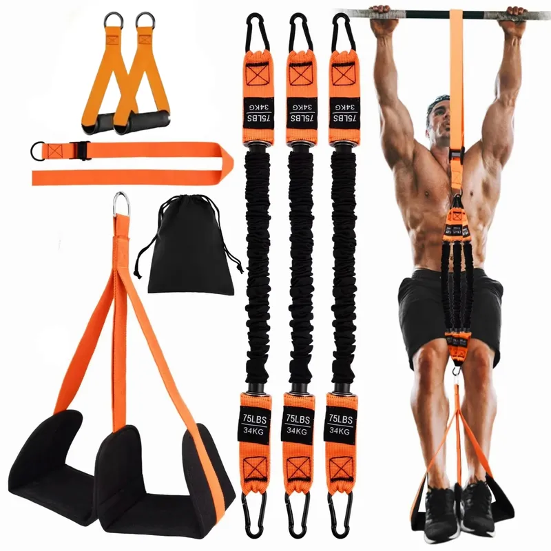 Klimmzug-Hilfe-Bänder-Set, Widerstandsband für Klimmzüge, Unterstützung für Männer und Frauen, zum Aufhängen, Training, Chin-up, Workout, Körperdehnung