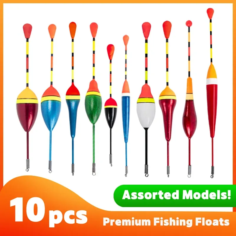 10 teile/los Förderung Angeln schwimmt Set Mix Größe Farbe Boje Bobber für Angel zubehör
