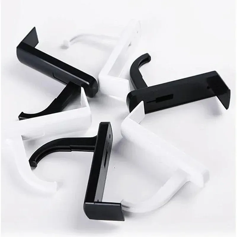 5 Stück Universal Kopfhörer ständer schwarz und weiß Kleiderbügel Kopfhörer Wand haken PC Monitor Kopfhörer halter Rack für Home Office Gamer
