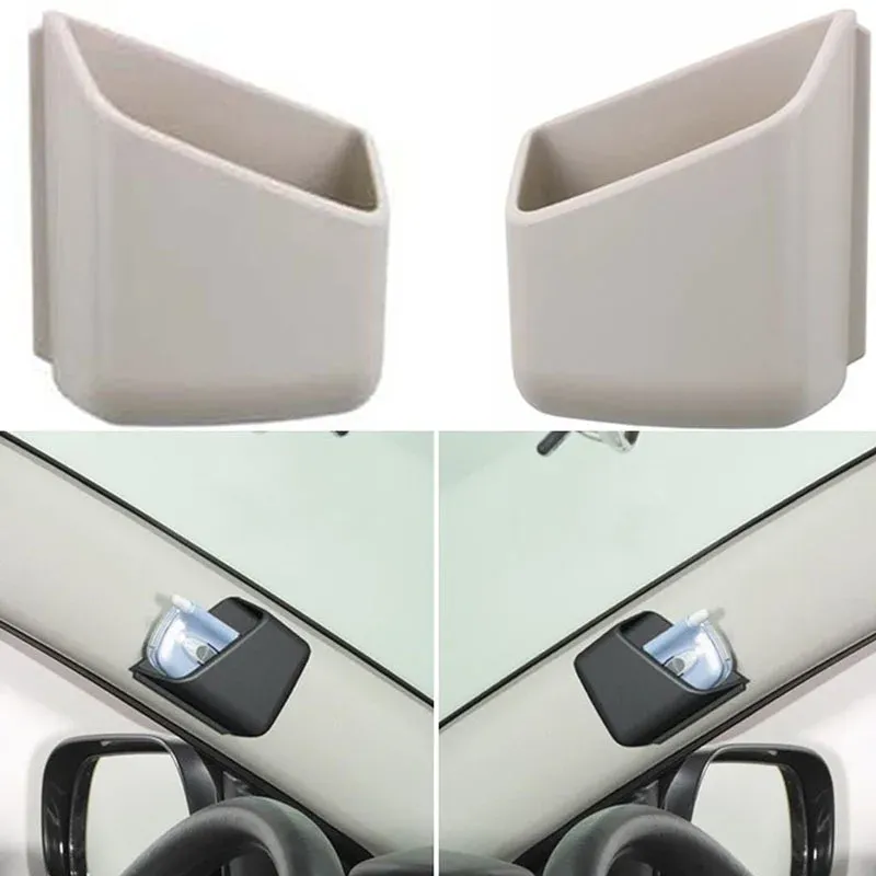 1 paar Auto Organizer Auto Lkw Säule Lagerung Box Zigarette Telefon Gläser IC Karte Halter Organisatoren Tasche Auto Styling Zubehör