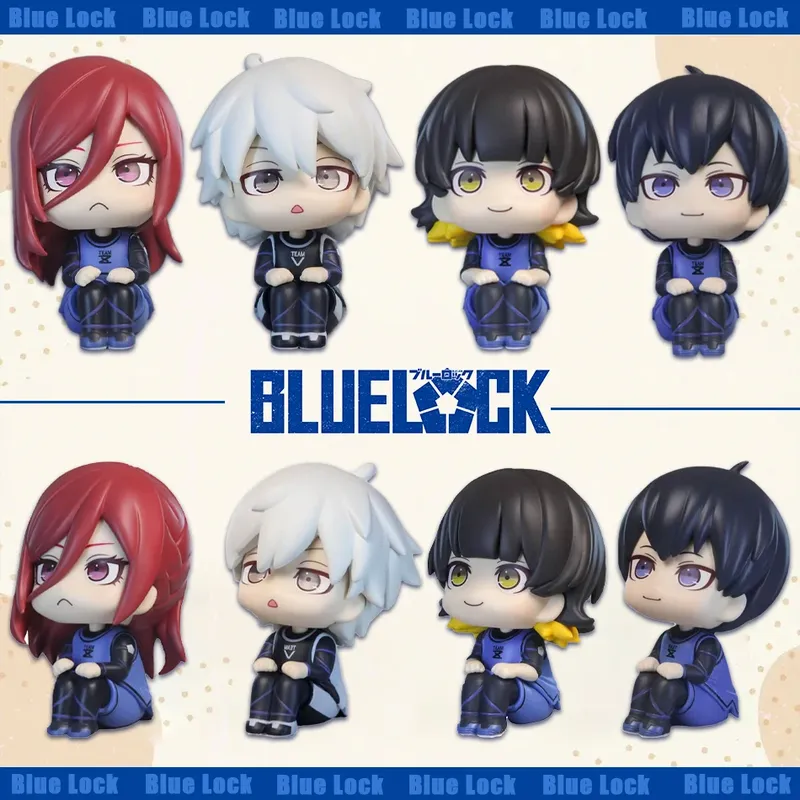 BLUE LOCK Action-figuren Isagi Yoichi Bachira Meguru Anime Figur Q Version Figur Sammeln Modell Kinder Spielzeug Puppe Geschenke